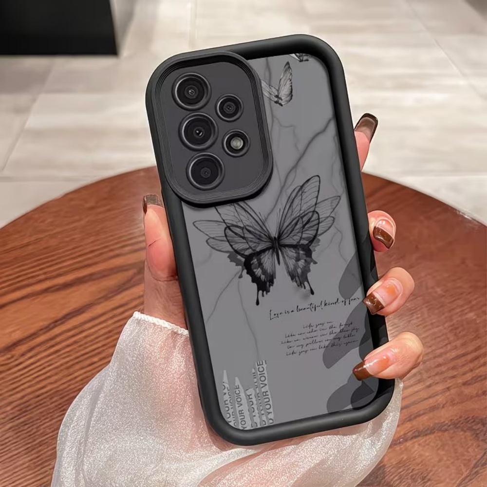 Phone Cases Quotes - 심미적인 그런지 나비 & 명언 프린트