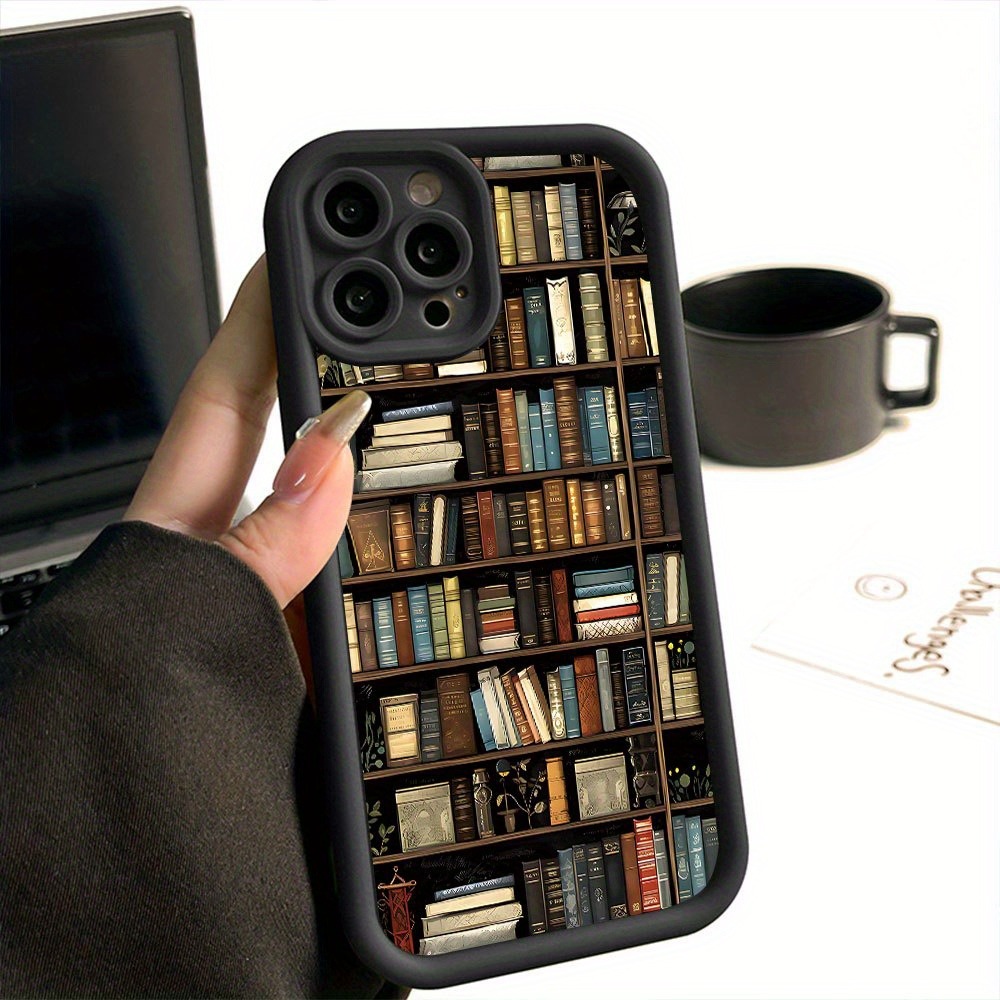 Phone Cases Protective - 책장 디자인의 창의적인 패턴 폰 케이스