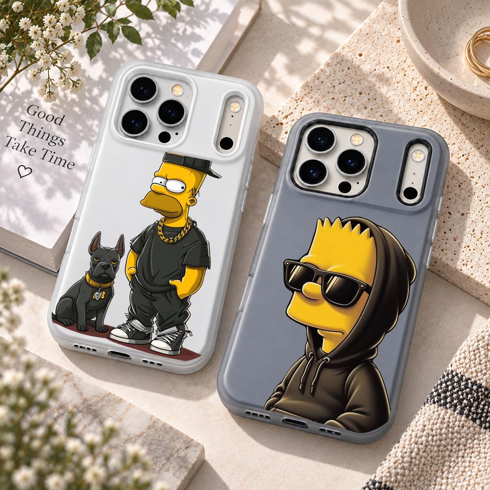 Phone Cases Yellow - 아이코닉한 노란색 캐릭터가 그려진 스트리트 디자인