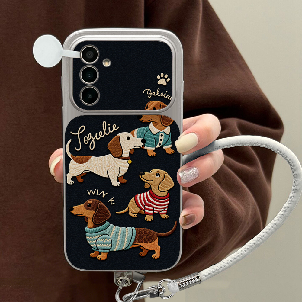 Phone Cases Quality - 만화 닥스훈트 휴대폰 케이스 삼성 A56