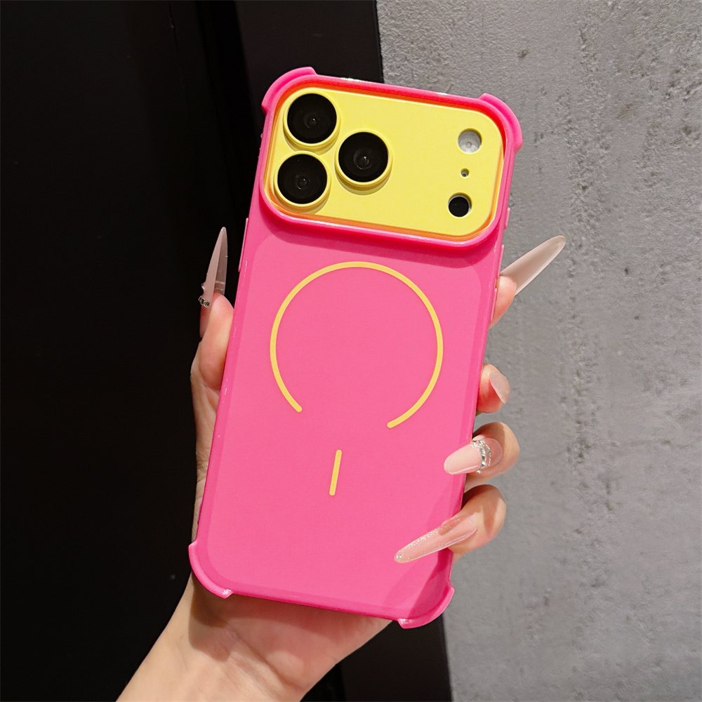 Phone Cases With Magsafe - 대비색 아머 폰 케이스 (아이폰 17,