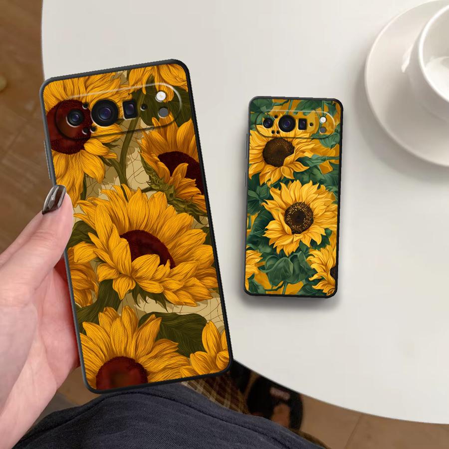 Phone Cases Google Pixel 7 - 해바라기 바다 푼다 폰 커버 케이스