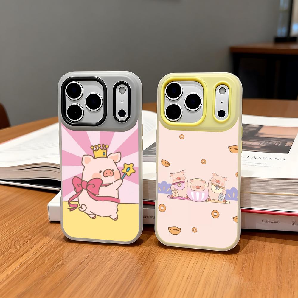 Phone Cases Yellow - 룰루 더 피기 폰 케이스 투명