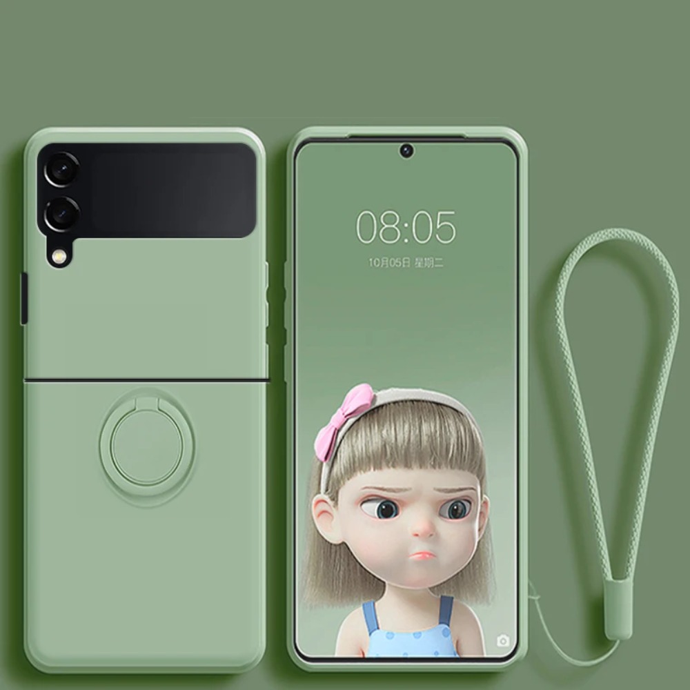 Silicone Liquid Case - 삼성 갤럭시 Z 플립 8 7