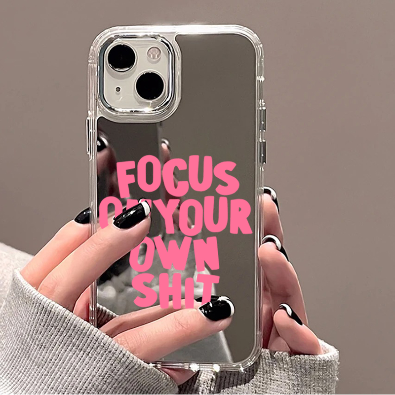 Phone Cases Quotes - 트렌디한 명언 & 컬러풀한 글자 거울