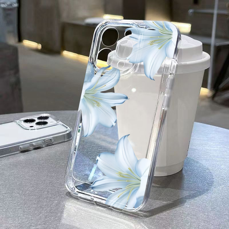 Phone Cases Protective - 세련된 화이트 백합꽃 디자인 아이폰 17