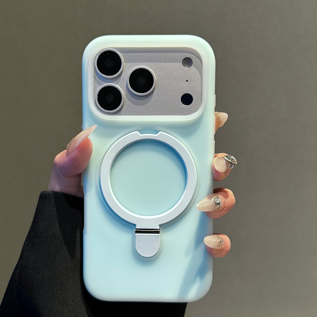 Silicone Liquid Case - 액상 실리콘 홀더 스탠드 폰 케이스