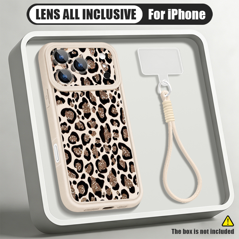 브라운 레오파드 프린트 랜야드 폰 케이스 아이폰 17e - Phone Cases Iphone 17 리뷰 및 가격