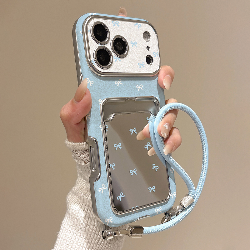 귀여운 리본 거울 카드 홀더 폰 케이스 (아이폰17 1 - Phone Cases With Wallet 리뷰 및 가격