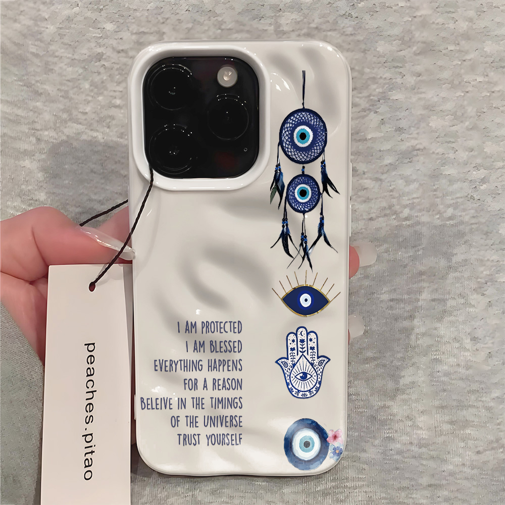 악마의 눈 문구 보호 미학적 신비로운 트렌디한 부드러운 - Phone Cases Quotes 리뷰 및 가격