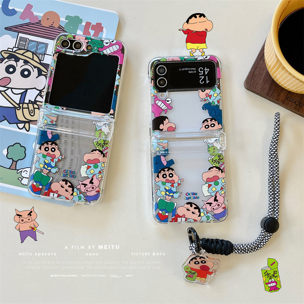 귀여운 일본 애니메이션 크레용신짱 카드 지갑 포켓 폰  - Phone Cases With Wallet 리뷰 및 가격