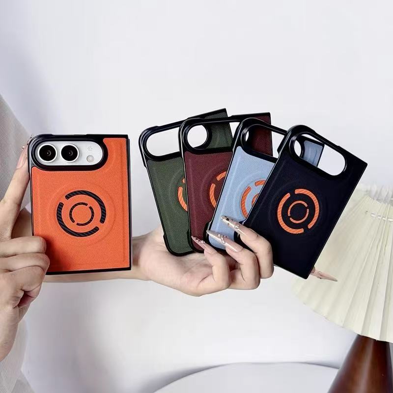 아이폰 듀오 18 폴드용 새로운 소재의 가죽 자석 휴대 - Phone Cases With Magsafe 리뷰 및 가격