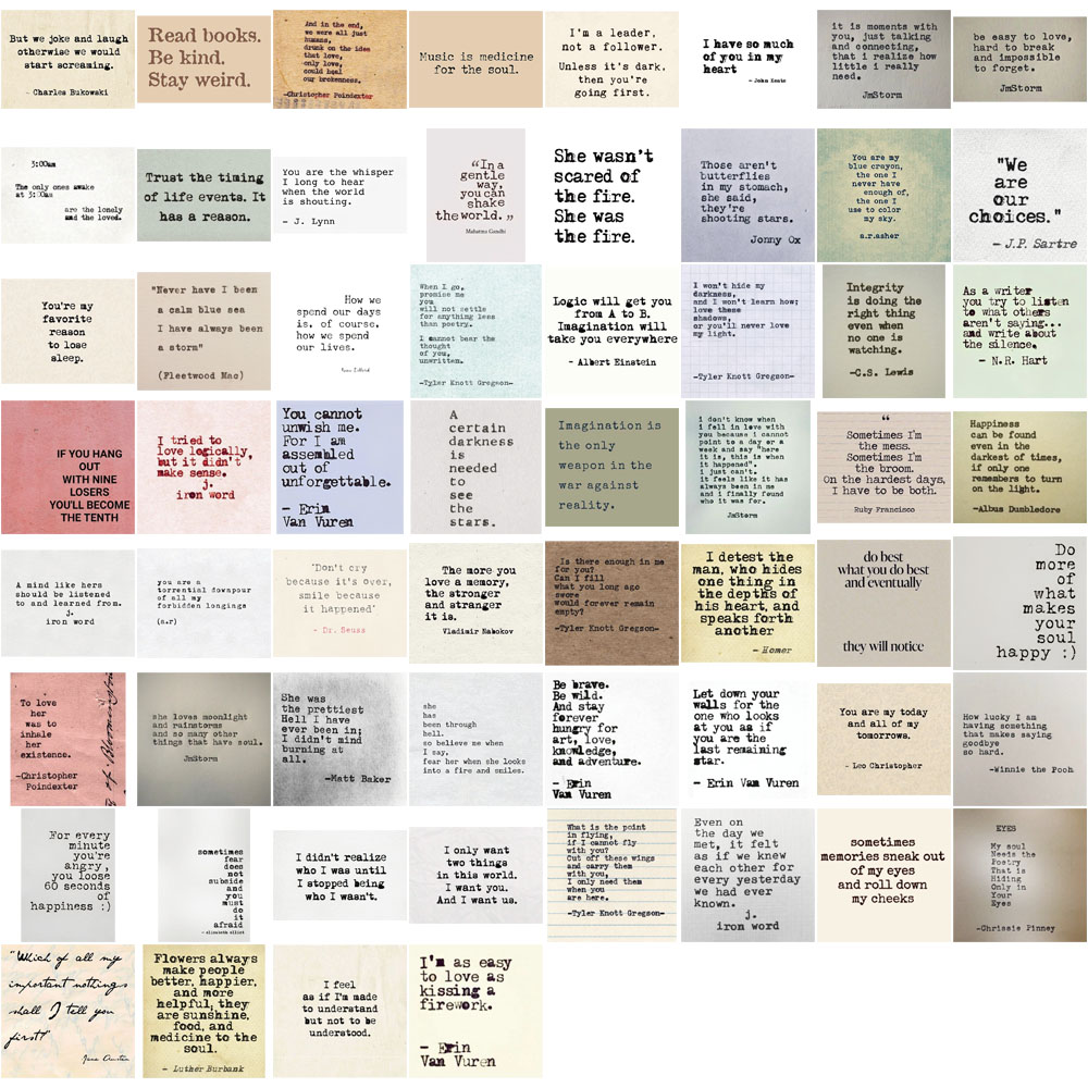60/240PCS 크리 에이 티브 레트로 연예인 인용  - Phone Cases Quotes 리뷰 및 가격