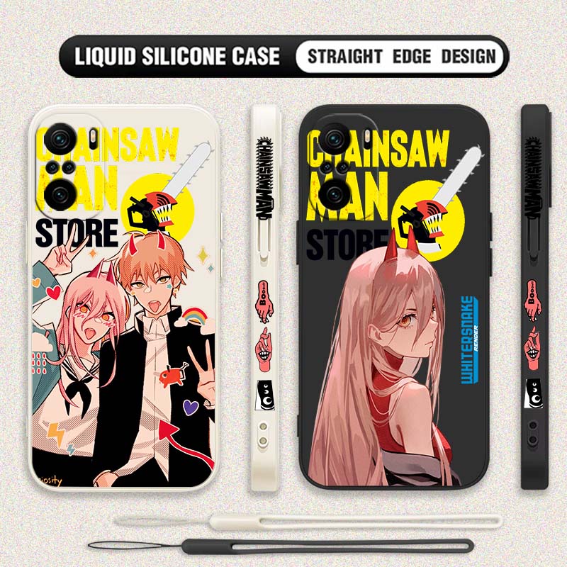 애니메이션 체인소맨 파워 덴지 커버 샤오미 레드미 노트 - Silicone Liquid Case 리뷰 및 가격