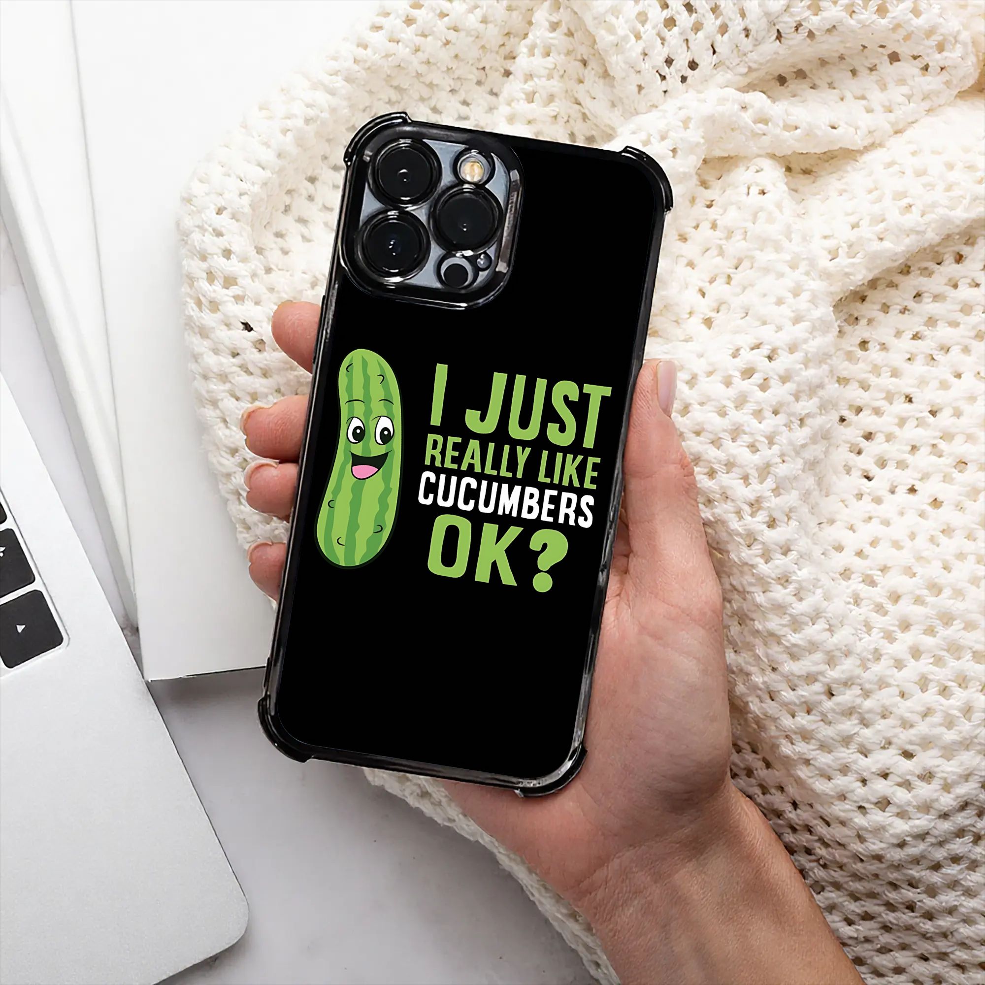 나는 오이를 좋아해요 OK 재미있는 명언 폰 케이스 전 - Phone Cases Quotes 리뷰 및 가격