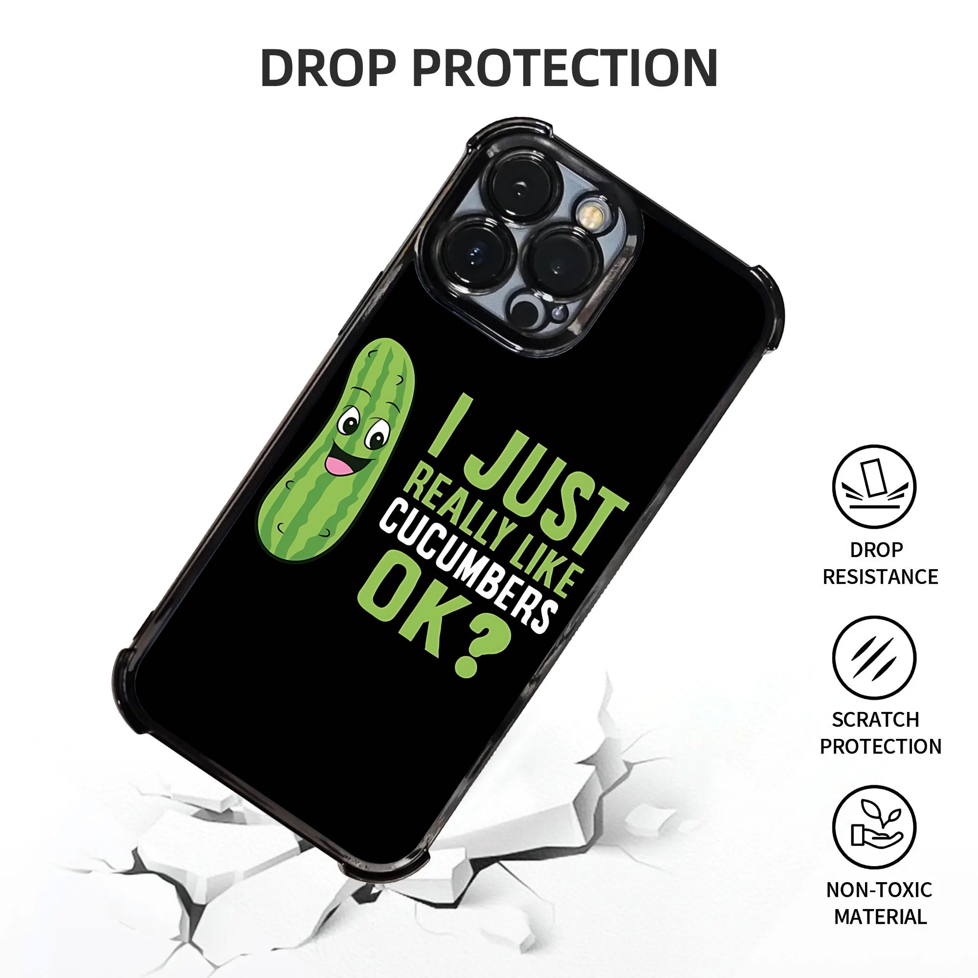 나는 오이를 좋아해요 OK 재미있는 명언 폰 케이스 전 - Phone Cases Quotes 리뷰 및 가격