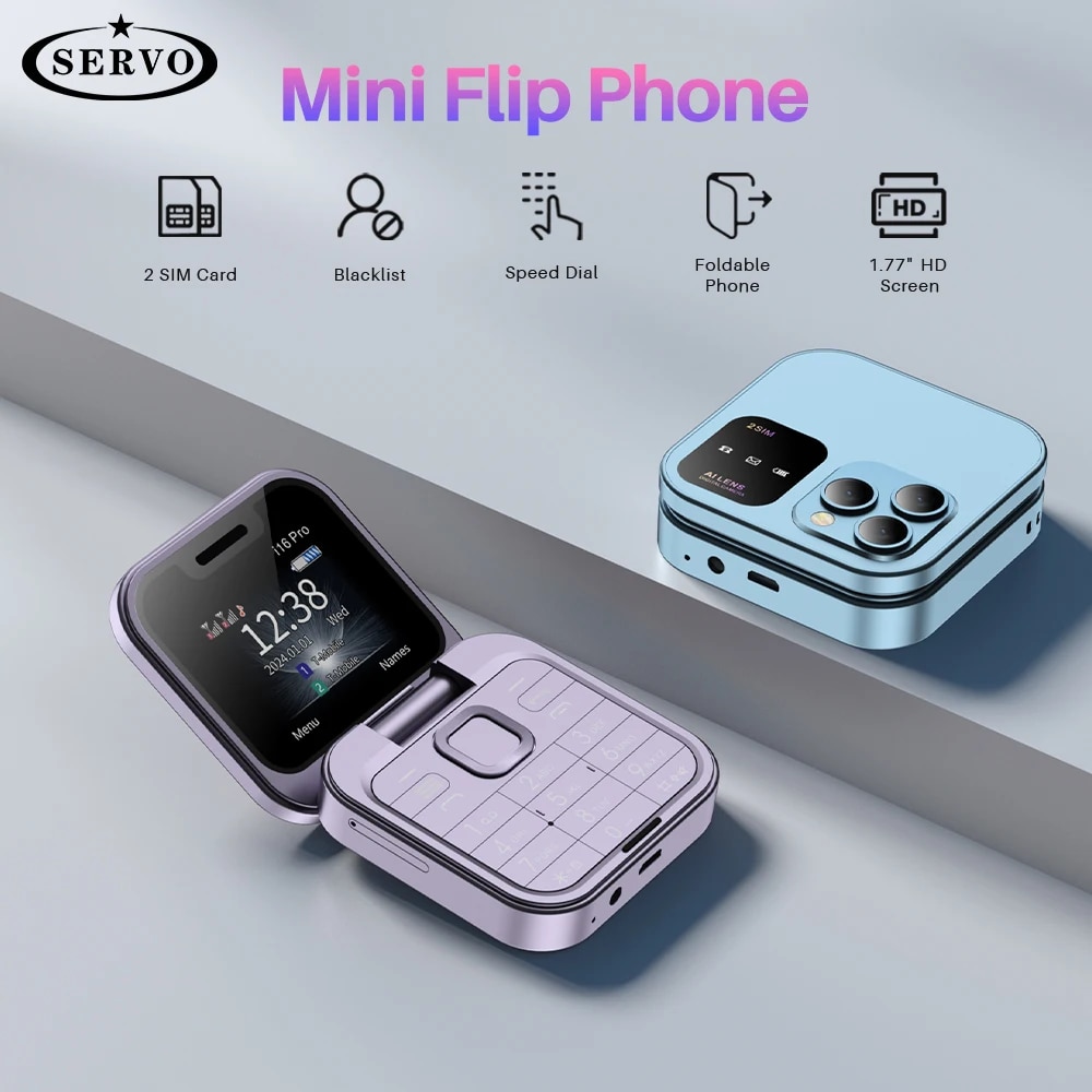 서보 I16 프로 미니 폴드 휴대 전화 2G GSM 듀 - Phone Cases Verizon 리뷰 및 가격
