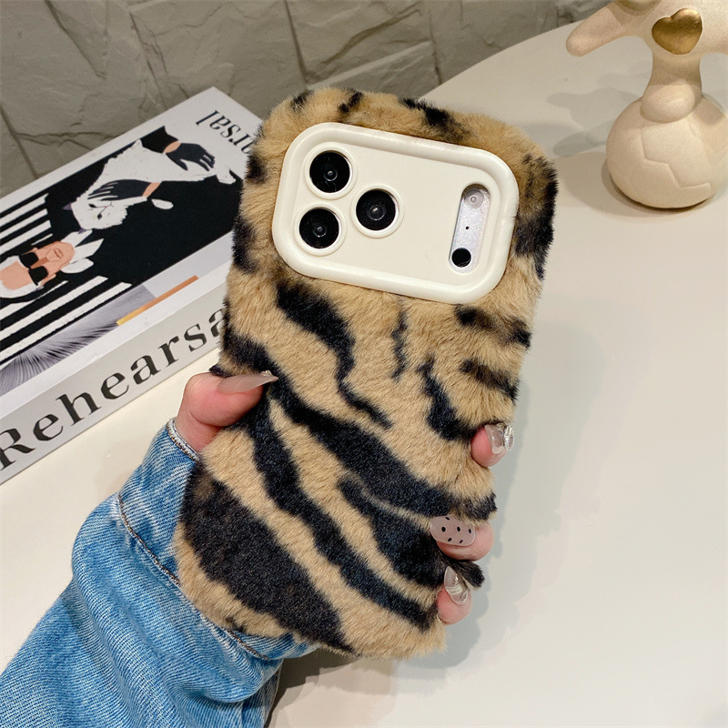 럭셔리 지브라 패턴 플러시 폰 케이스 (아이폰 17 에 - Phone Cases Protective 리뷰 및 가격