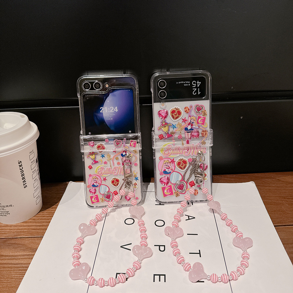 귀여운 일본 애니메이션 세일러문 삼성 갤럭시 Z 플립  - Phone Cases Z Flip 5 리뷰 및 가격