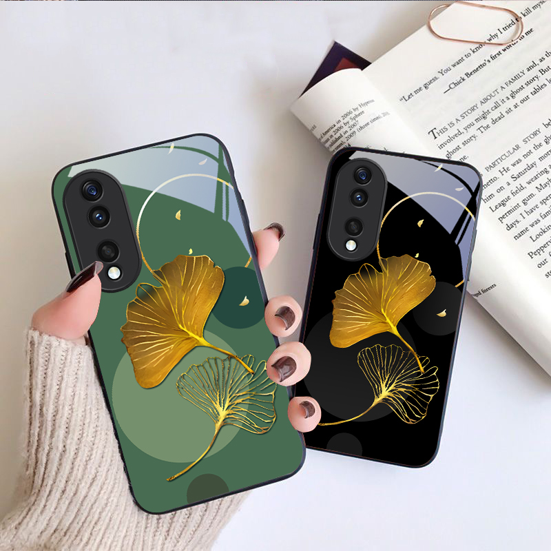순수한 노란색 은행잎 무늬 포 아너 X6 X9c X9  - Phone Cases Yellow 리뷰 및 가격