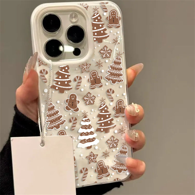 크리스마스 트리 눈송이 실리콘 폰 케이스 아이폰 17  - Phone Cases Protective 리뷰 및 가격