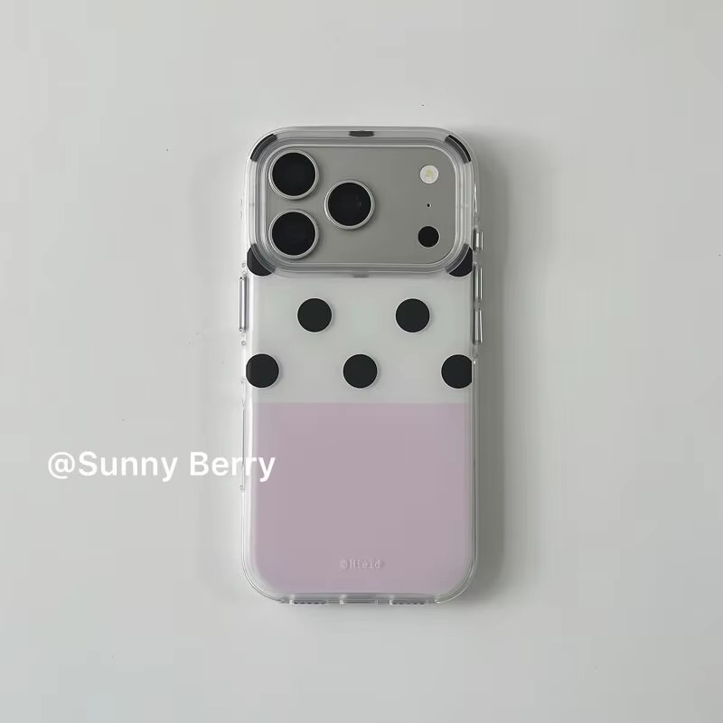 한국 스타일의 도트 패턴과 흰색, 분홍색이 조화된 Y2 - Phone Cases Yellow 리뷰 및 가격