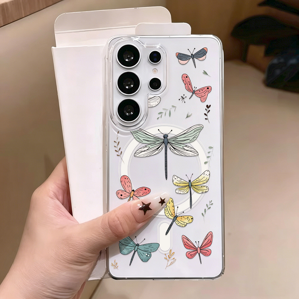 나비 자석 투명 폰 케이스 삼성 S26 울트라 S25  - Phone Cases Quality 리뷰 및 가격