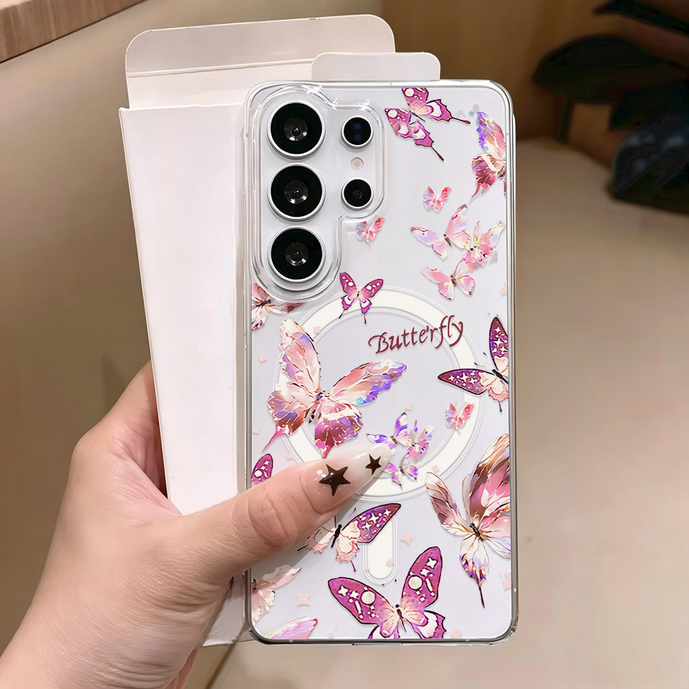나비 자석 투명 폰 케이스 삼성 S26 울트라 S25  - Phone Cases Quality 리뷰 및 가격
