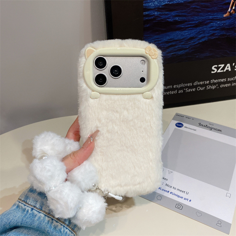 고급 솔리드 컬러 퍼리 플러시 폰 케이스 (아이폰 17 - Phone Cases Protective 리뷰 및 가격