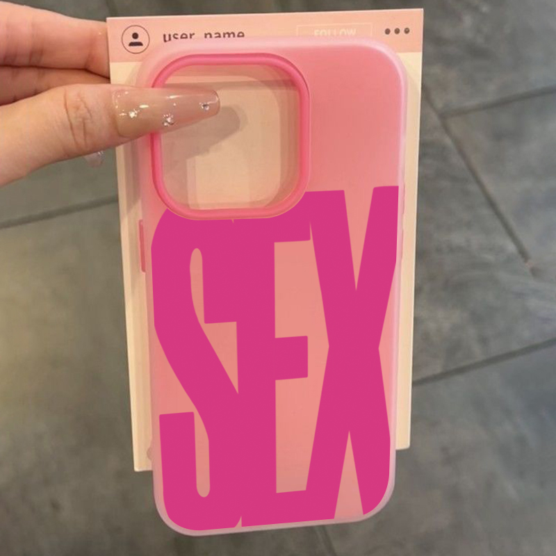 스타일리시한 영어 문자 프린트 폰 케이스 아이폰 17  - Phone Cases Girly 리뷰 및 가격