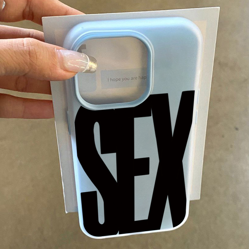 스타일리시한 영어 문자 프린트 폰 케이스 아이폰 17  - Phone Cases Girly 리뷰 및 가격