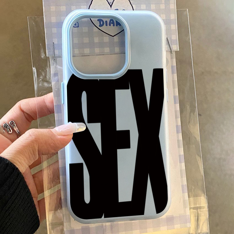 스타일리시한 영어 문자 프린트 폰 케이스 아이폰 17  - Phone Cases Girly 리뷰 및 가격