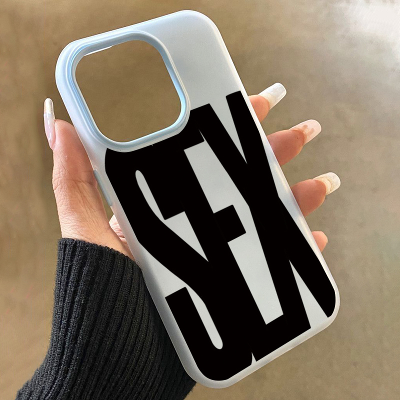 스타일리시한 영어 문자 프린트 폰 케이스 아이폰 17  - Phone Cases Girly 리뷰 및 가격