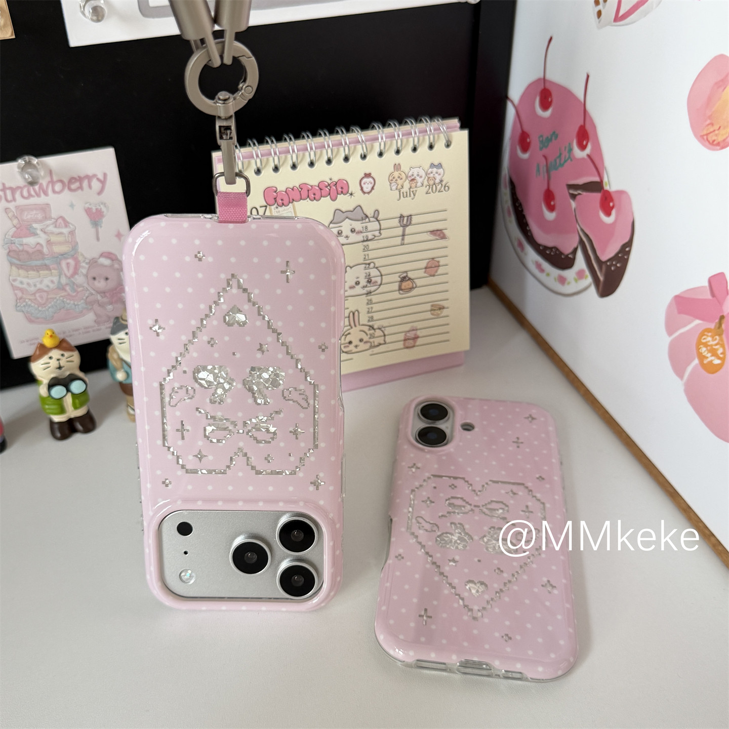 한국풍 핑크 스위트 걸 토끼 반짝이는 폰 케이스 아이폰 - Phone Cases Girly 리뷰 및 가격