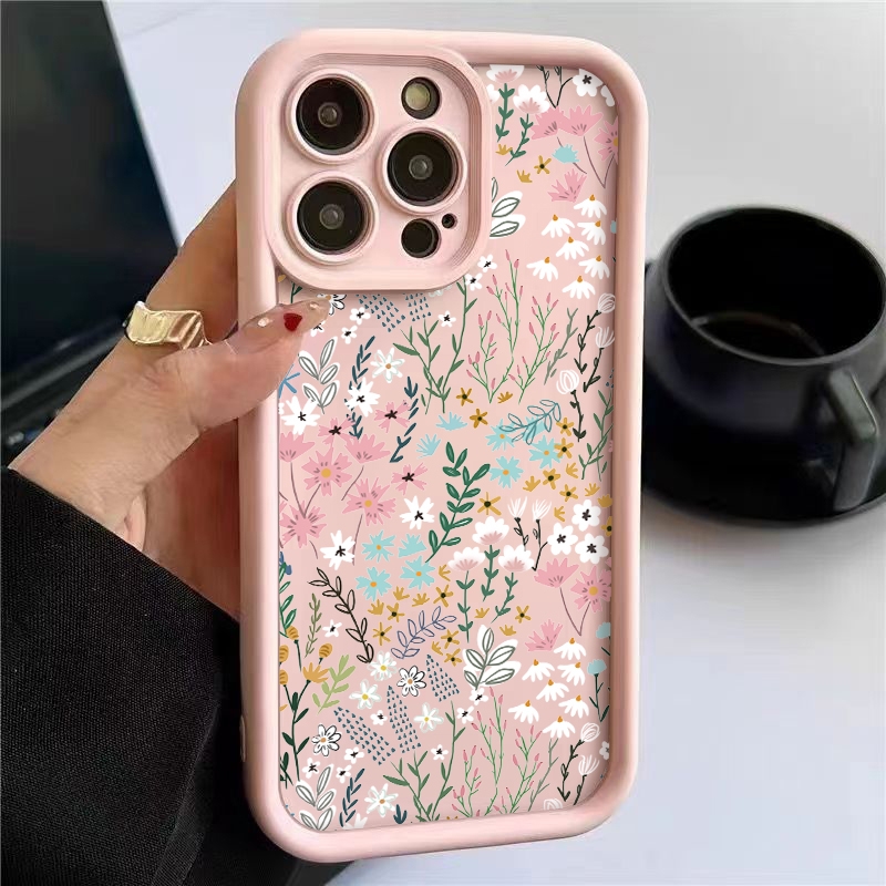 핑크 하이-밤부 플로럴 패턴 아이폰 케이스 (샤오미 레 - Phone Cases Xiaomi 14 리뷰 및 가격