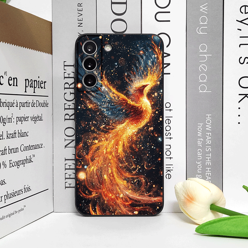 럭셔리 피닉스 불 깃털 패턴 폰 케이스 구글 픽셀 10 - Phone Cases Google Pixel 7 리뷰 및 가격
