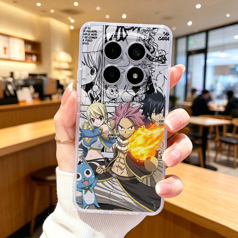 페어리 테일 나츠 샤오미 레드미 노트 15 14 13  - Phone Cases Protective 리뷰 및 가격