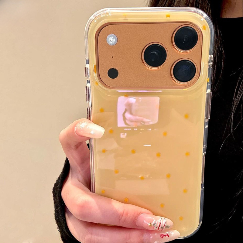 패션 옐로우 스타 패턴 폰 케이스 (아이폰 17 Pro - Phone Cases Yellow 리뷰 및 가격