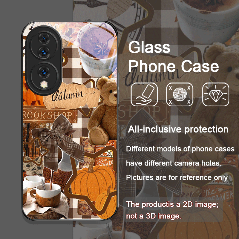 레트로 스타일의 가을 단풍과 호박 무늬가 들어간 격자무 - Huawei Mate 60 리뷰 및 가격