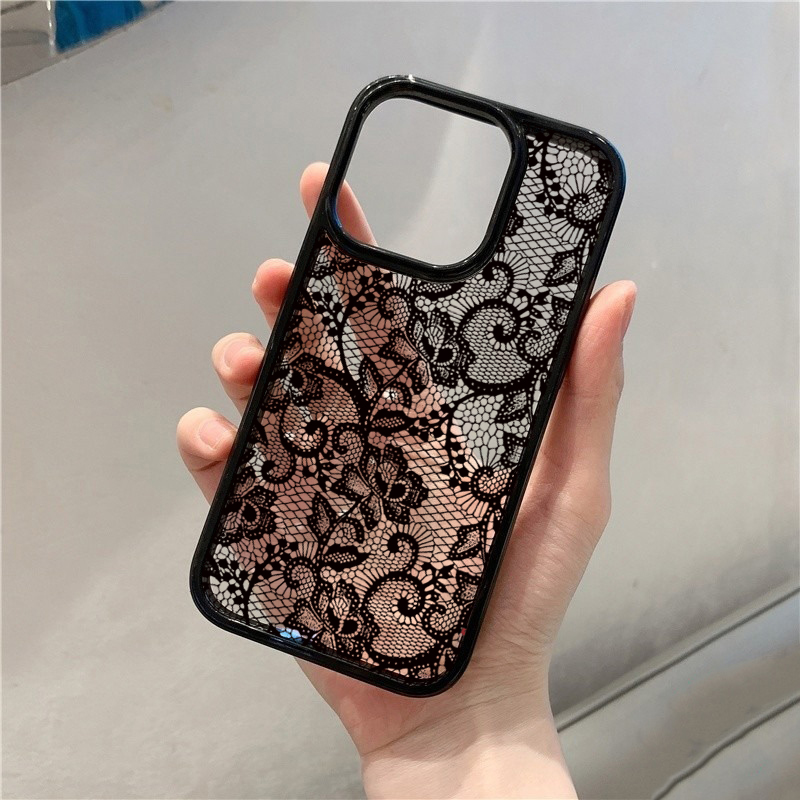 빈티지 플로럴 레이스 패턴 폰 케이스 레드미 노트 13 - Phone Cases Protective 리뷰 및 가격