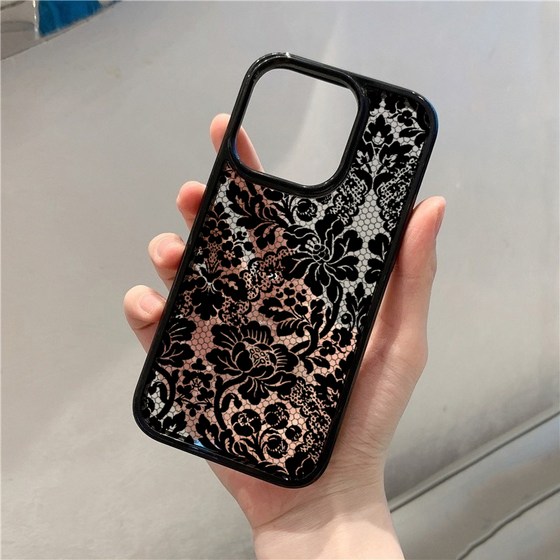 빈티지 플로럴 레이스 패턴 폰 케이스 레드미 노트 13 - Phone Cases Protective 리뷰 및 가격