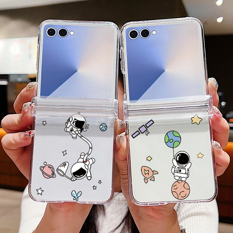 우주비행사 패턴 접이식 폰 케이스 삼성 갤럭시 Z 플립 - Phone Cases Z Flip 5 리뷰 및 가격