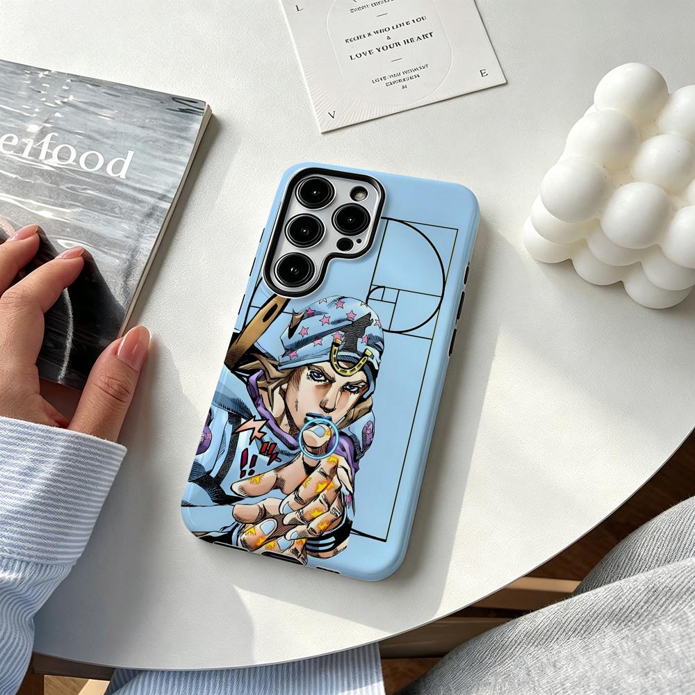 핫 쿨 애니메이션 J-JOJO 스틸볼런 폰 케이스 삼성 - Phone Cases Samsung S25 리뷰 및 가격