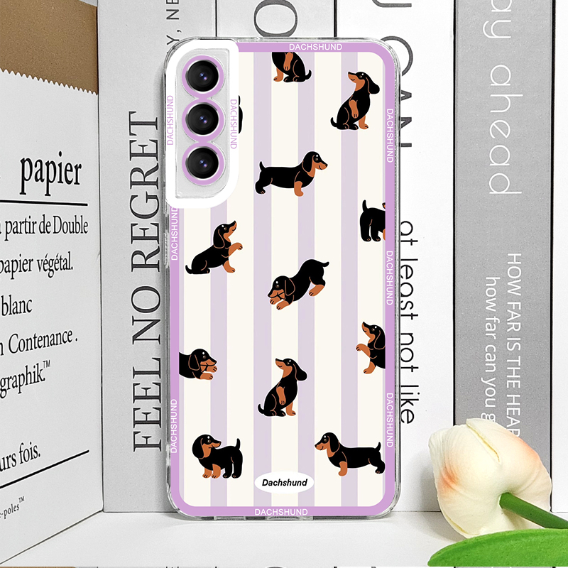 귀여운 닥스훈트 강아지 무늬 프린트 소프트 케이스, 삼 - Phone Cases Galaxy S26 리뷰 및 가격