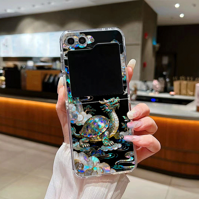 스타일리시 타이거 드래곤 대리석 텍스처 폰 케이스 삼성 - Phone Cases Z Flip 5 리뷰 및 가격