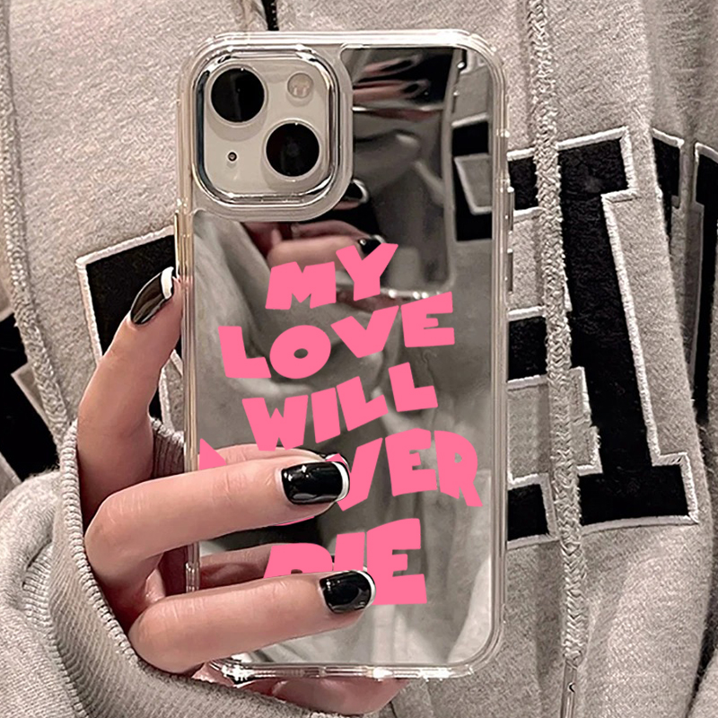 트렌디한 명언 & 컬러풀한 글자 거울 폰 케이스 (아이 - Phone Cases Quotes 리뷰 및 가격