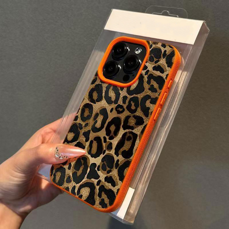INS 브라운 레오파드 프린트 폰 케이스 아이폰 17  - Phone Cases Protective 리뷰 및 가격