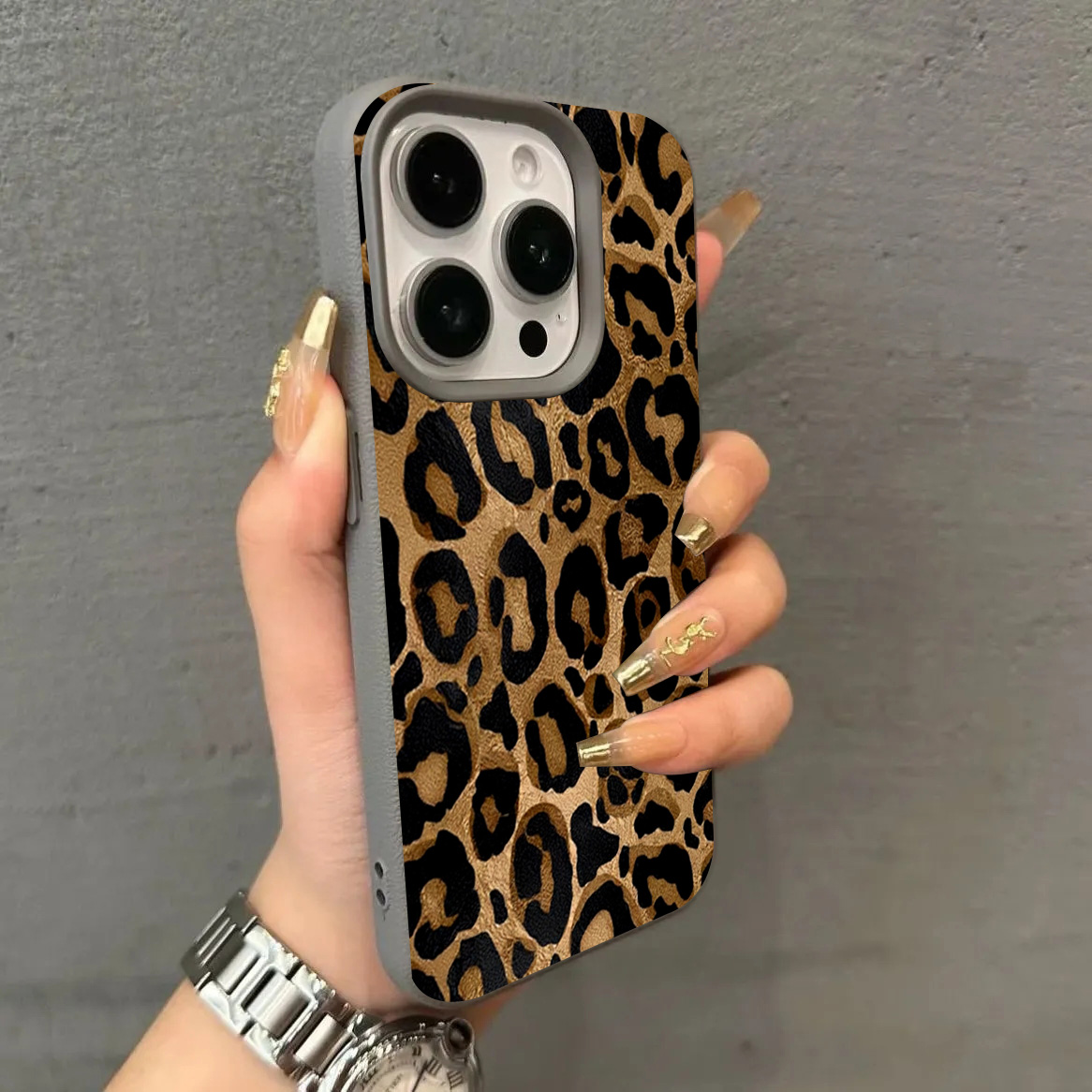 INS 브라운 레오파드 프린트 폰 케이스 아이폰 17  - Phone Cases Protective 리뷰 및 가격
