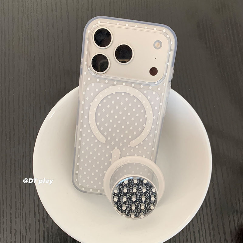 미니멀리스트 폴카 도트 무늬 맥세이프 마그네틱 무광 폰 - Phone Cases With Magsafe 리뷰 및 가격