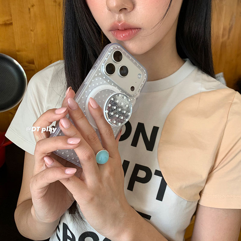 미니멀리스트 폴카 도트 무늬 맥세이프 마그네틱 무광 폰 - Phone Cases With Magsafe 리뷰 및 가격